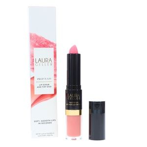 💗LAURA GELLER Prep-n-Go Lip Scrub and Tint Duo in Rush Hour